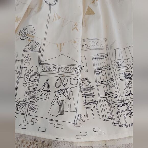 Rivet & Surge Graphic Tulle Skirt + Reversible Skirt +Japanese + Size see below - Picture 10 of 16